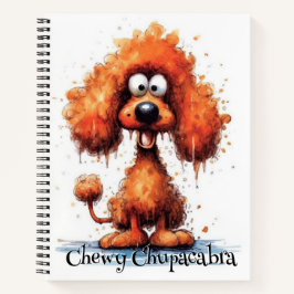 Funny Dog Monster: Chewy Chupacabra Notizbuch