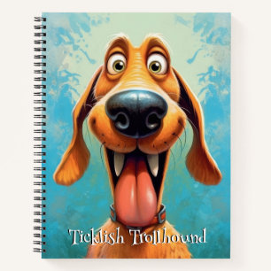 Funny Dog Monster Ticklish Trollhound Notizbuch