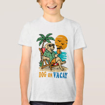 Funny Dog on Vacation T-Shirt | Cute Summer