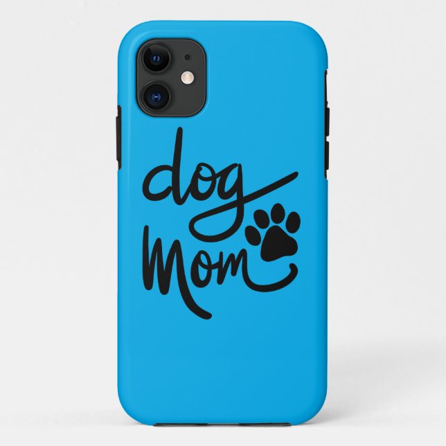 Funny Dog Paw Dog Mama Case-Mate iPhone Hülle (Rückseite)