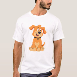 Funny Dog Poster - Niedlicher Cartoon Dog T-Shirt