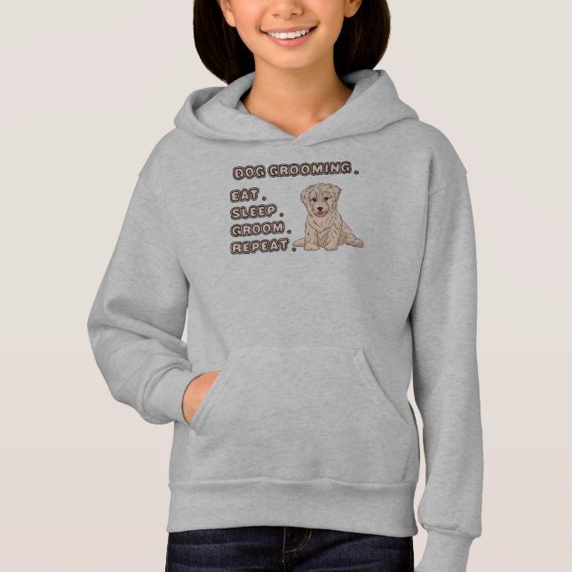 Funny Dog Saying Hoodie (Vorderseite)