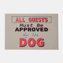 Funny Dog Spaß Welcome Door Mat