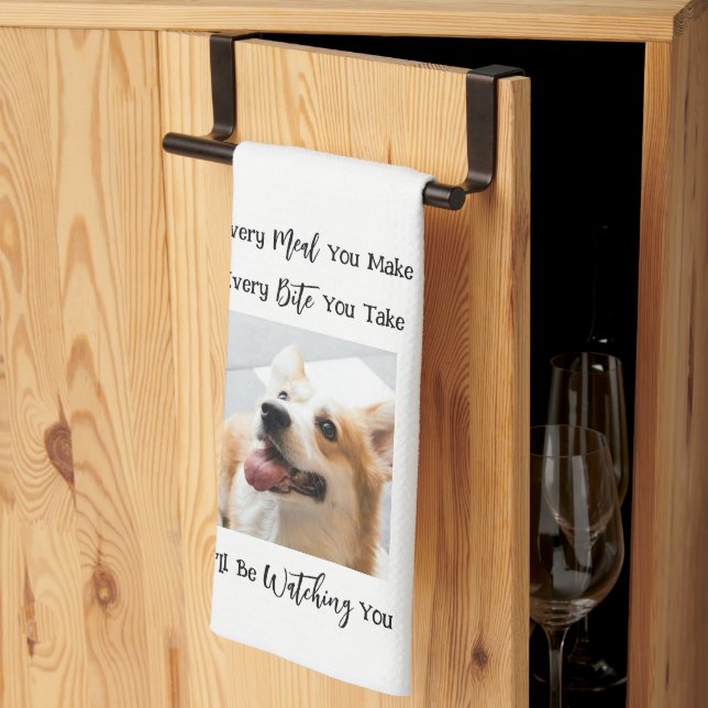 Funny Dog Sprichwort Foto Handtuch (Drittel gefaltet)