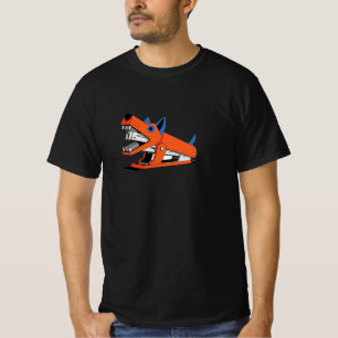 Funny Dog Stapler T - Shirt - Quirky Office Animal