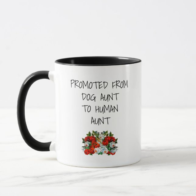 Funny dog Tante Geschenk Tasse (Links)
