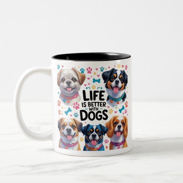 Funny Dog Tasse Coffee Lovers Design Pets Tasse Wr (Links)