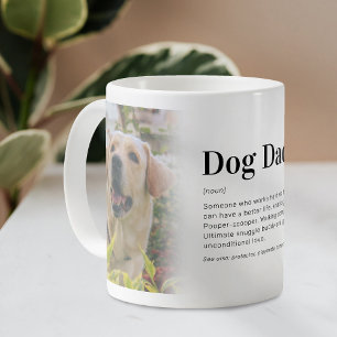 Funny Dog Vater Definition Foto Kaffeetasse