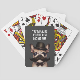 Funny Dog Vater Spielkarten