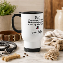 Funny Dog Vater - Vatertag Haustier Foto Kaffee