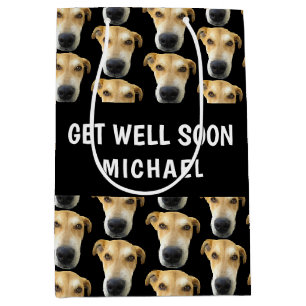 Funny Dog wird bald gut Personalisiert Mittlere Geschenktüte