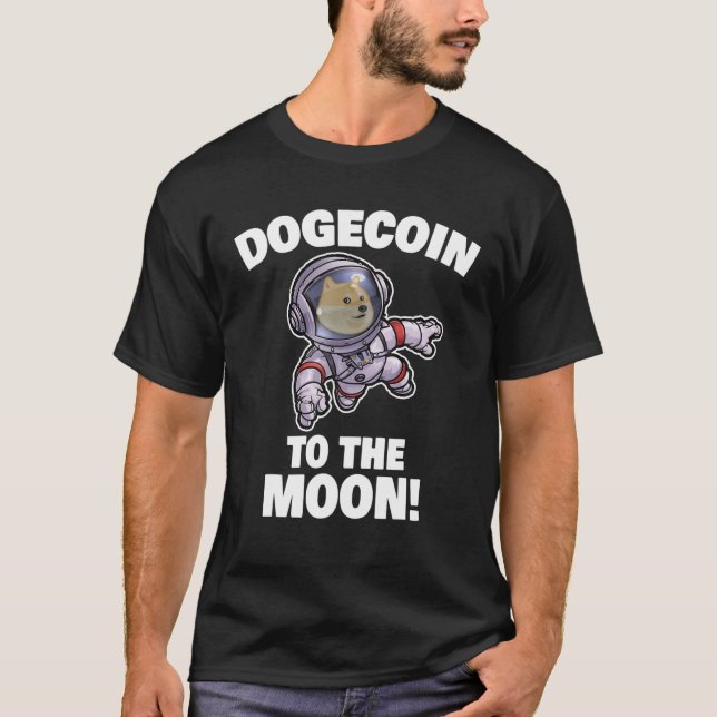 Funny Dogecoin T-Shirt (Vorderseite)