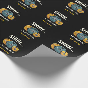 Funny Doing Mathe Weight Lifting Workout Training Geschenkpapier