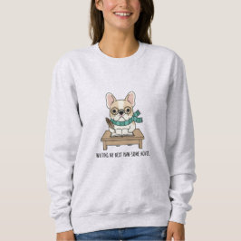 Funny Dok am Schreibtisch mit Stil für Bücher und  Sweatshirt