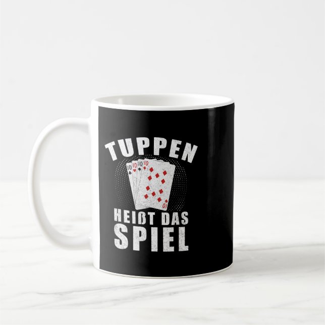 Funny dolls Schrömen Kartenspiel Rheinland Sprichw Kaffeetasse (Links)
