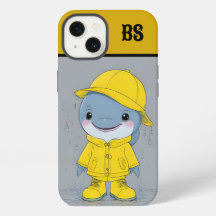Funny Dolphin in Rain Boots - Beach Spaß