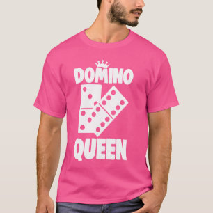 Funny Domino Queen Tee Shirts Frauen Dominos Lover