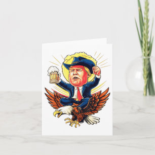 Funny Donald Trump 2024 nimmt die Wahlen in Amerik Karte