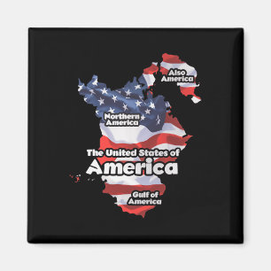 Funny Donald Trump American Flag Kanada Grönland Magnet