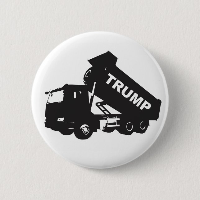 Funny Donald Trump Button (Vorderseite)