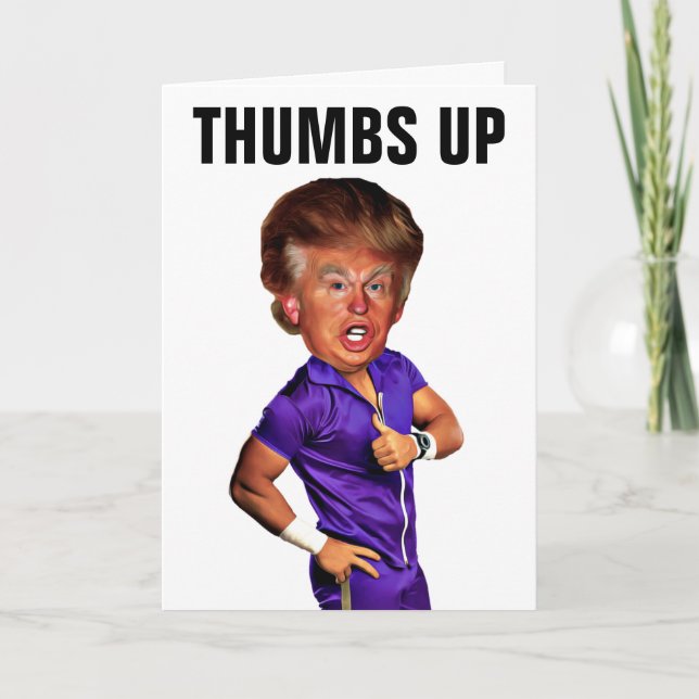 FUNNY DONALD TRUMP CARTES DE FÉLICITATIONS MARIAGE (Devant)