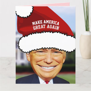 FUNNY DONALD TRUMP CARTES DE NOËL - EXCELLENTE !
