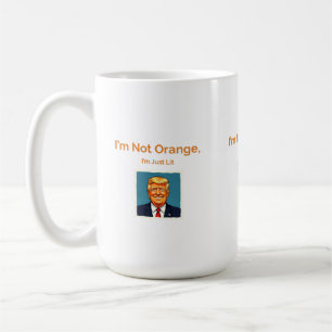 Funny Donald Trump Cartoon - "I'm Not Orange, I'm Kaffeetasse