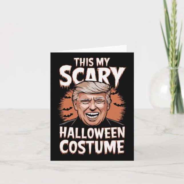 Funny Donald Trump Das ist mein Beängstigender Hal Karte (Vorderseite)