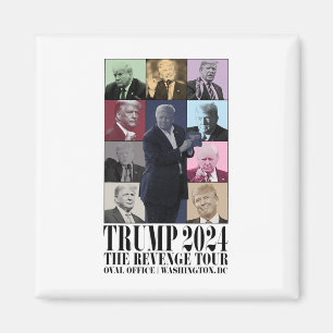 Funny Donald Trump Die Rache Tour Ultra Mega Tou Magnet
