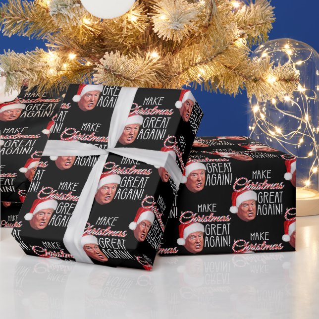 Funny Donald Trump Geschenkpapier (Feiertage)