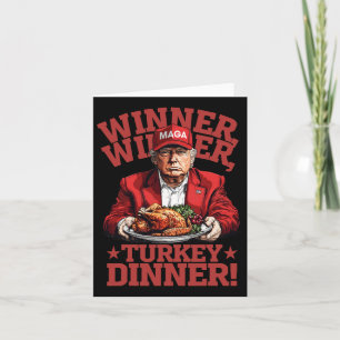 Funny Donald Trump Gewinner Gewinner Türkei Abende Karte