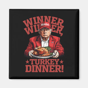 Funny Donald Trump Gewinner Gewinner Türkei Abende Magnet