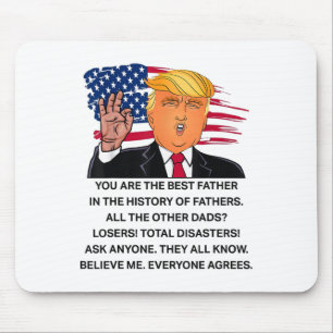 Funny Donald Trump großen Vater Shirts Sie sind di Mousepad