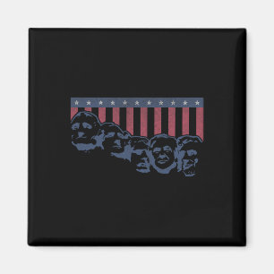 Funny Donald Trump Mount Rushmore American Flag 4t Magnet