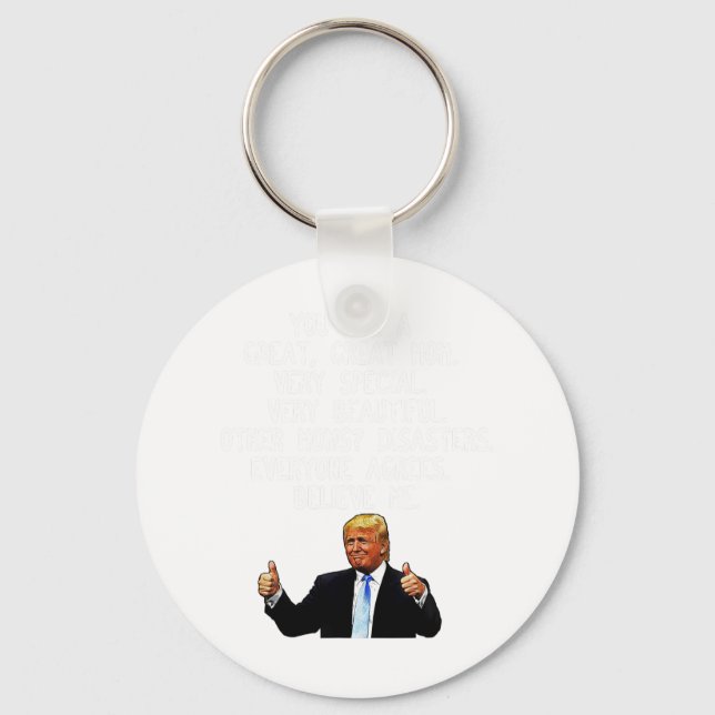 Funny Donald Trump Mutter39s Day Gag Geschenkkonse Schlüsselanhänger (Vorderseite)