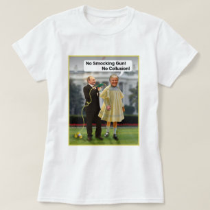 Funny Donald Trump Putin Smocking Gun Joke T-Shirt