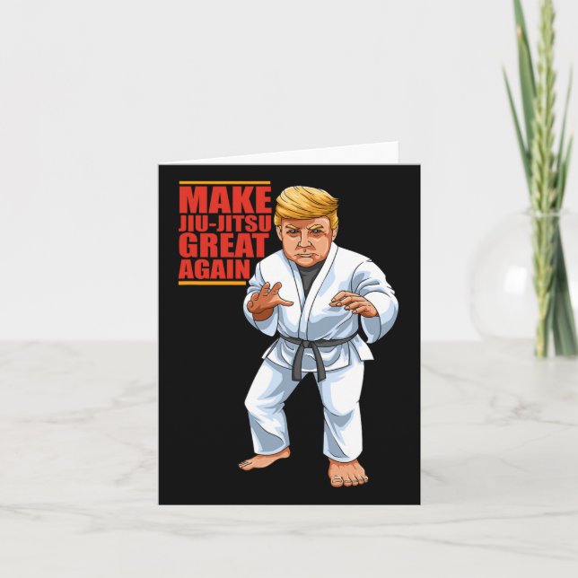 Funny Donald Trump Republikaner - Jiu-jitsu und Bj Karte (Vorderseite)