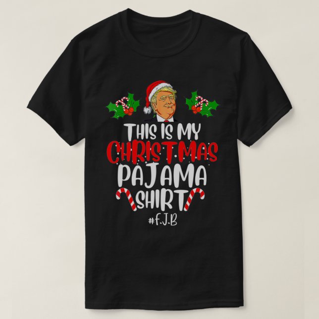 Funny Donald Trump Santa Das ist mein Weihnachten  T-Shirt (Design vorne)