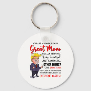 Funny Donald Trump Sie eine wirklich große Mama, M Schlüsselanhänger