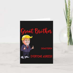 Funny Donald Trump Sie sind ein wirklich großer Br Karte