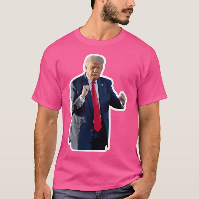 Funny Donald Trump tanzen Politisch - Humorisch De T-Shirt (Vorderseite)