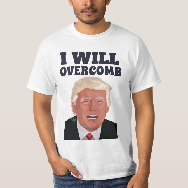 Funny Donald Trump überfällt Spaß T-Shirt (Vorderseite)