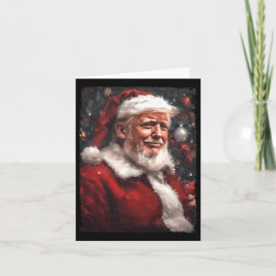 Funny Donald Trump Weihnachtsmann Weihnachten Papa Karte