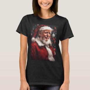 Funny Donald Trump Weihnachtsmann Weihnachten Papa T-Shirt