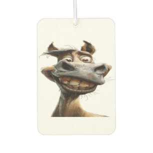 Funny donkey Art Design Autolufterfrischer