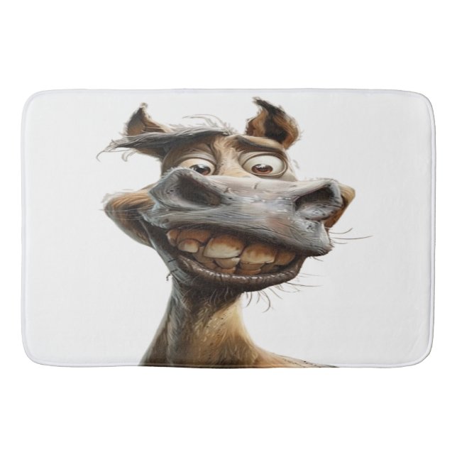 Funny donkey Art Design Badematte (Vorderseite)