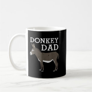 Funny Donkey Art für Vater Männer Donkey Lover Mul Kaffeetasse