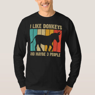 Funny Donkey für Männer Frauen Mule Pferde Tiere T-Shirt