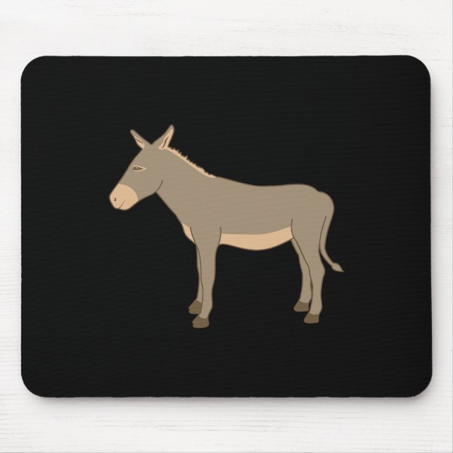 Funny Donkey Pferdefarm Tiergeschenk für Männer Mousepad (Vorne)