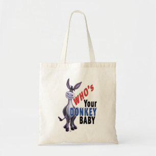Funny Donkey, wer ist dein Donkey Baby? Tragetasche